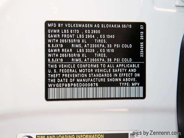 2014 Volkswagen Touareg LUX